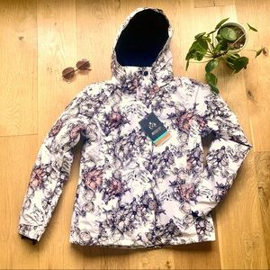 GSOU Floral Ski Jacket (brand new with tags)